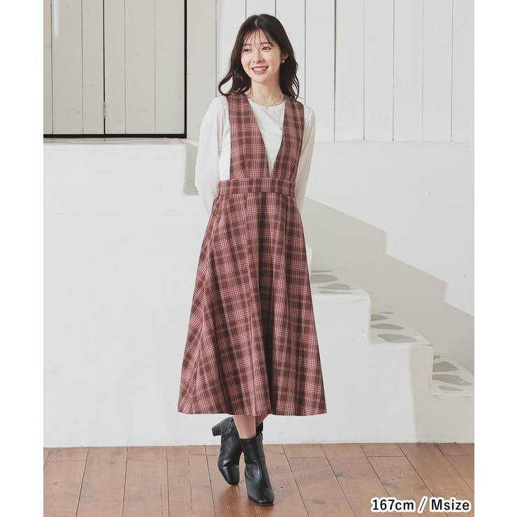 ワンピース ジャンスカ ノースリーブ | Honeys | 詳細画像6 