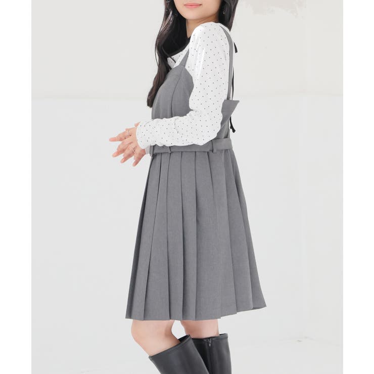 ワンピース ジャンスカ ノースリーブ | Honeys | 詳細画像8 