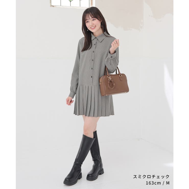ワンピース 長袖 ミニ丈 | Honeys | 詳細画像2 