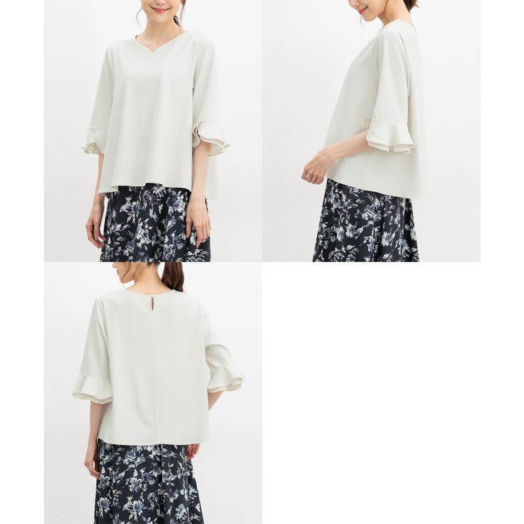 トップス ブラウス 大きいサイズ | Honeys | 詳細画像15 