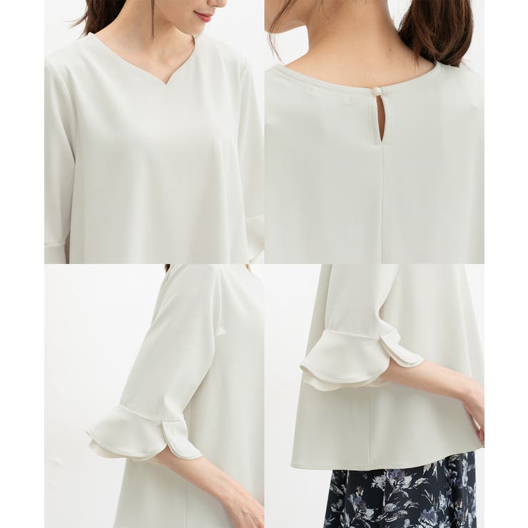 トップス ブラウス 大きいサイズ | Honeys | 詳細画像16 