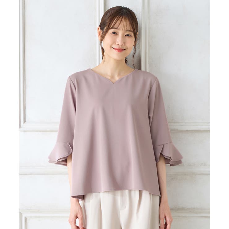 トップス ブラウス 大きいサイズ | Honeys | 詳細画像8 