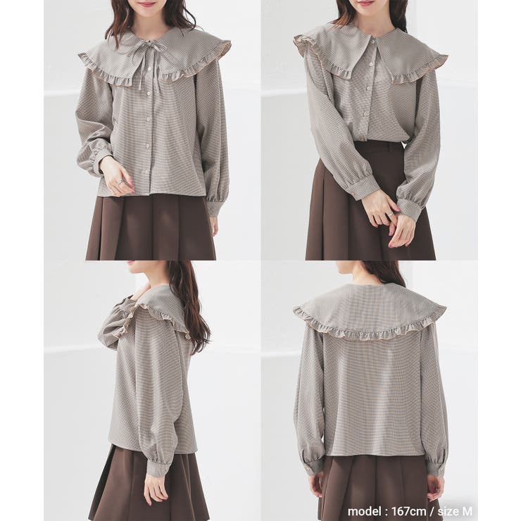 トップス ブラウス 長袖 | Honeys | 詳細画像11 