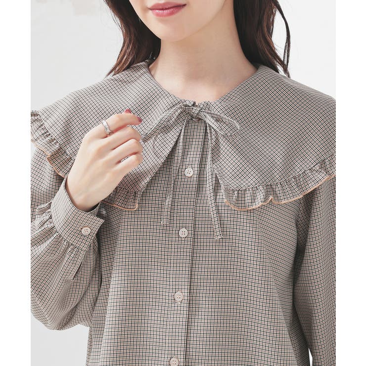 トップス ブラウス 長袖 | Honeys | 詳細画像12 