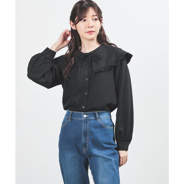 トップス ブラウス 長袖 | Honeys | 詳細画像8 