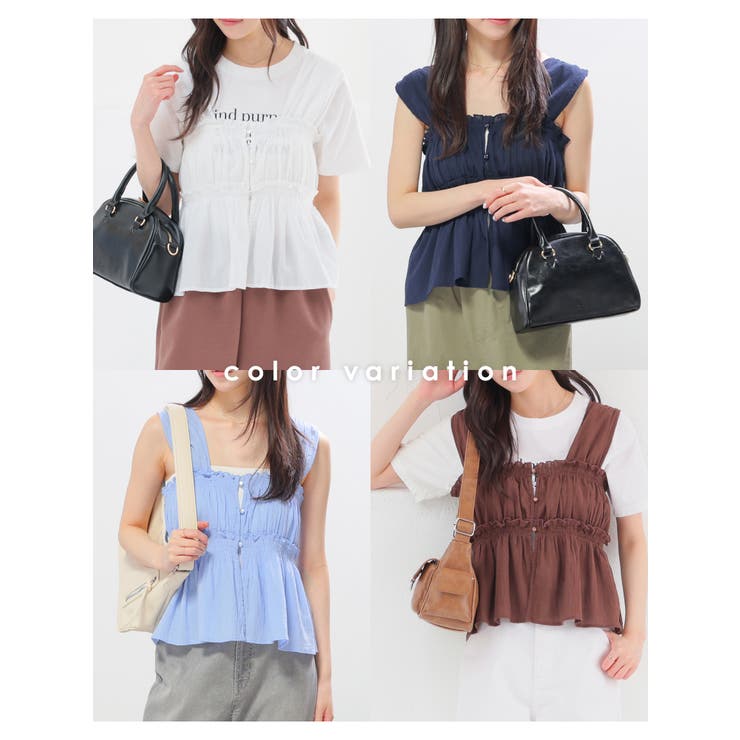 トップス ブラウス ノースリーブ | Honeys | 詳細画像3 