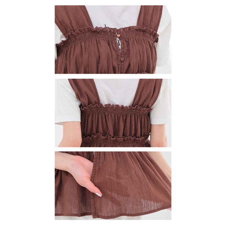 トップス ブラウス ノースリーブ | Honeys | 詳細画像8 