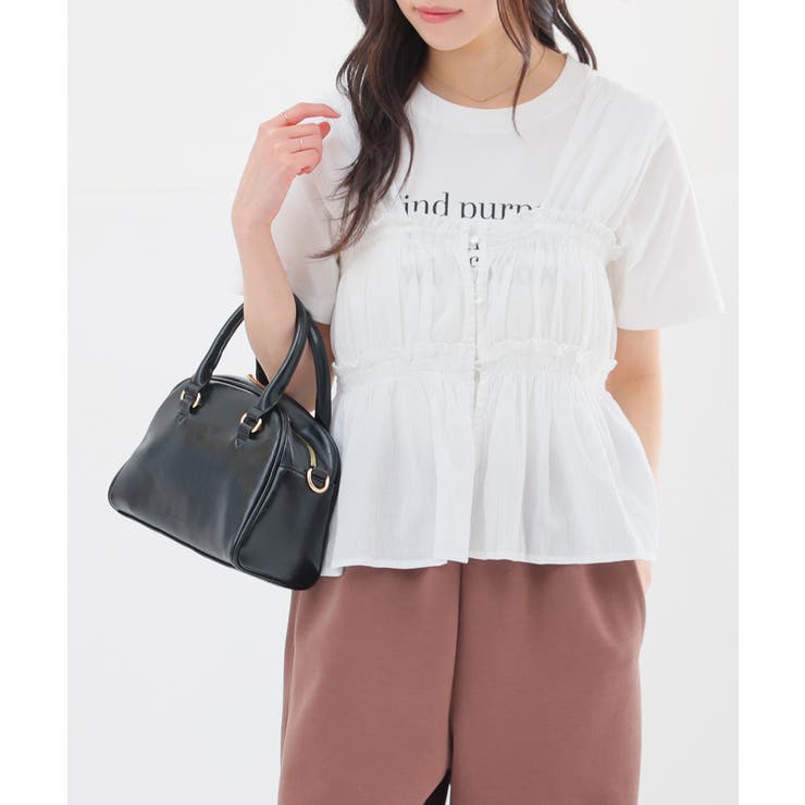 ホワイト | トップス ブラウス ノースリーブ | Honeys