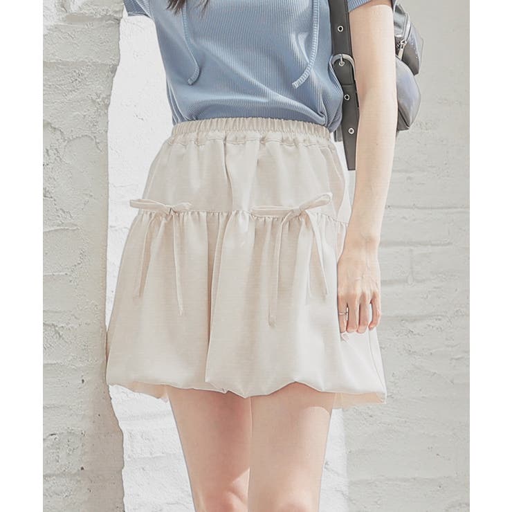 アイボリー | ボトムス スカート ミニスカート | Honeys