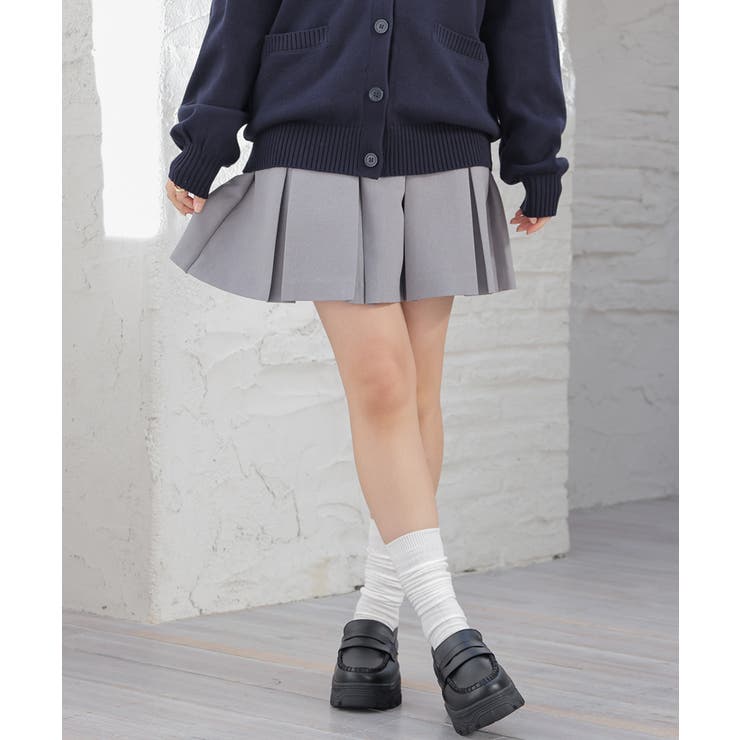 杢グレー | ボトムス スカート ミニスカート | Honeys