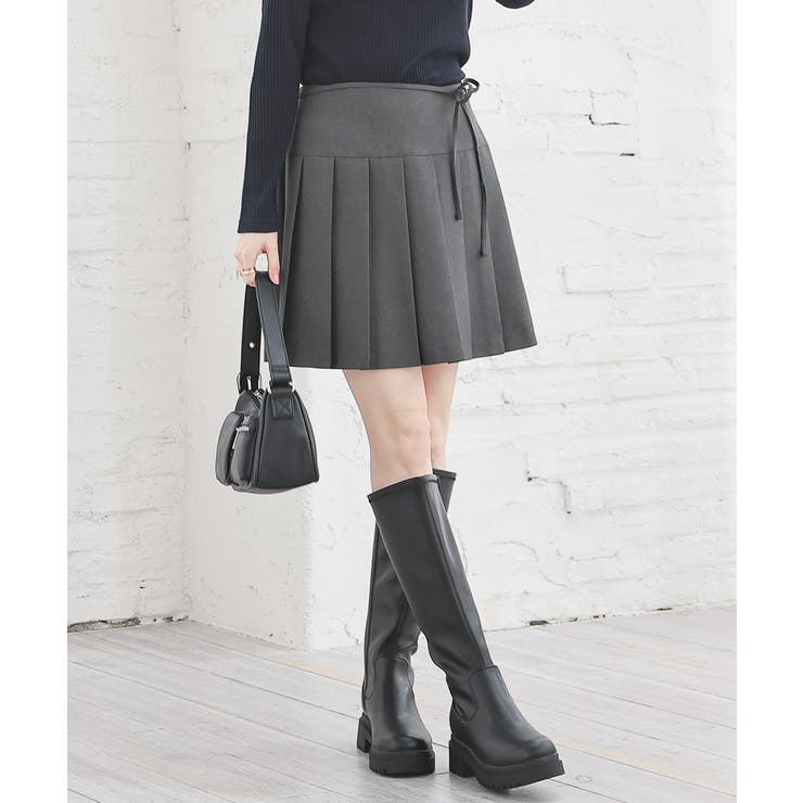 杢チャコール | ボトムス スカート ミニスカート | Honeys