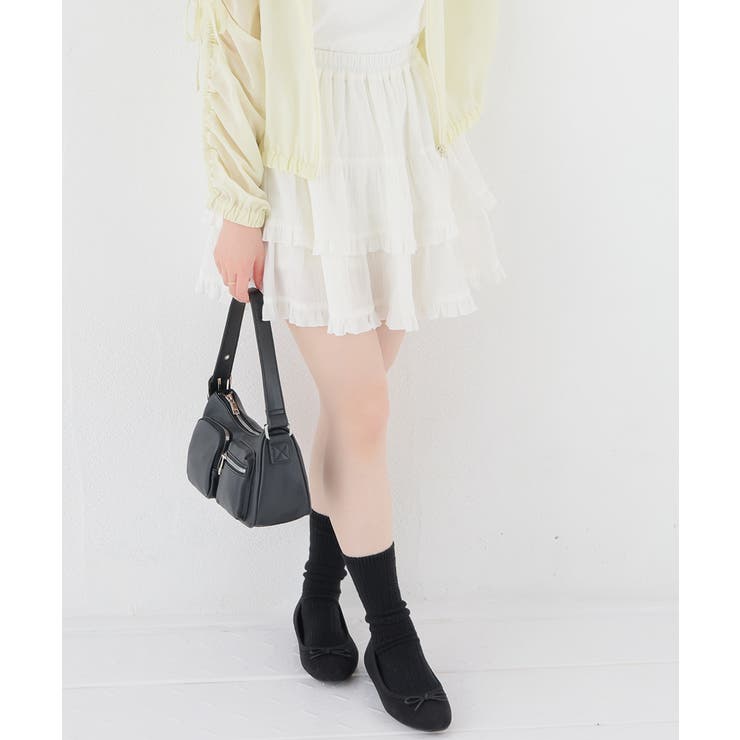 ホワイト | ボトムス スカート ミニスカート | Honeys