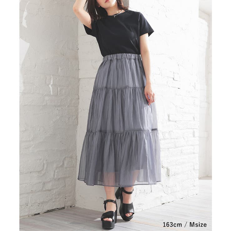 ボトムス スカート ロングスカート | Honeys | 詳細画像9 