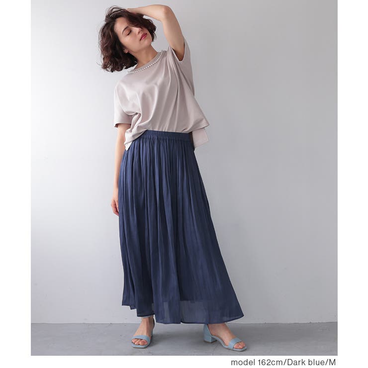 スカート ロングスカート レディース[品番：HNSW0009435