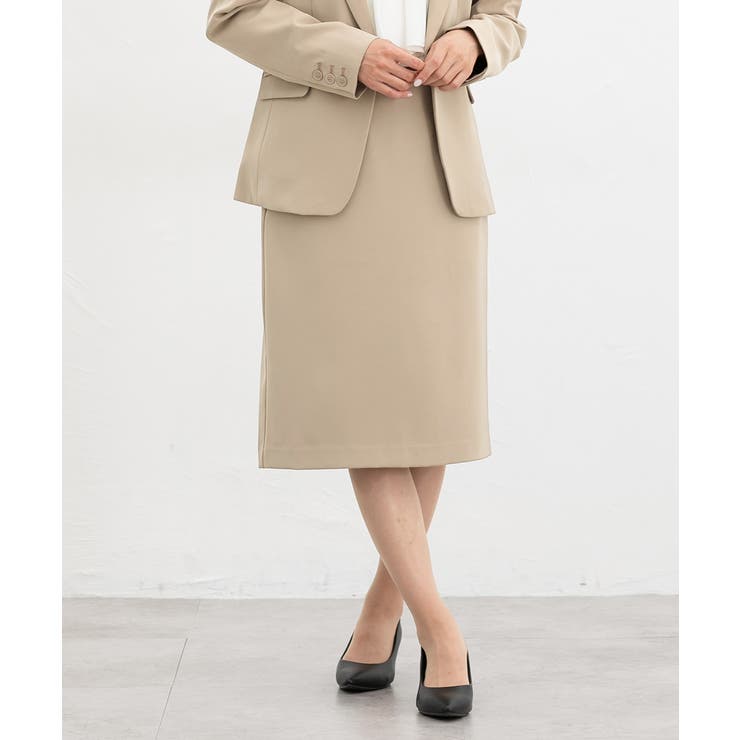 ダークベージュ | ボトムス スカート ひざ丈 | Honeys