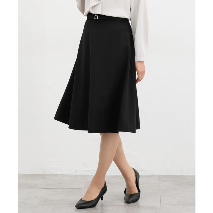 ブラック | ボトムス スカート フレアスカート | Honeys