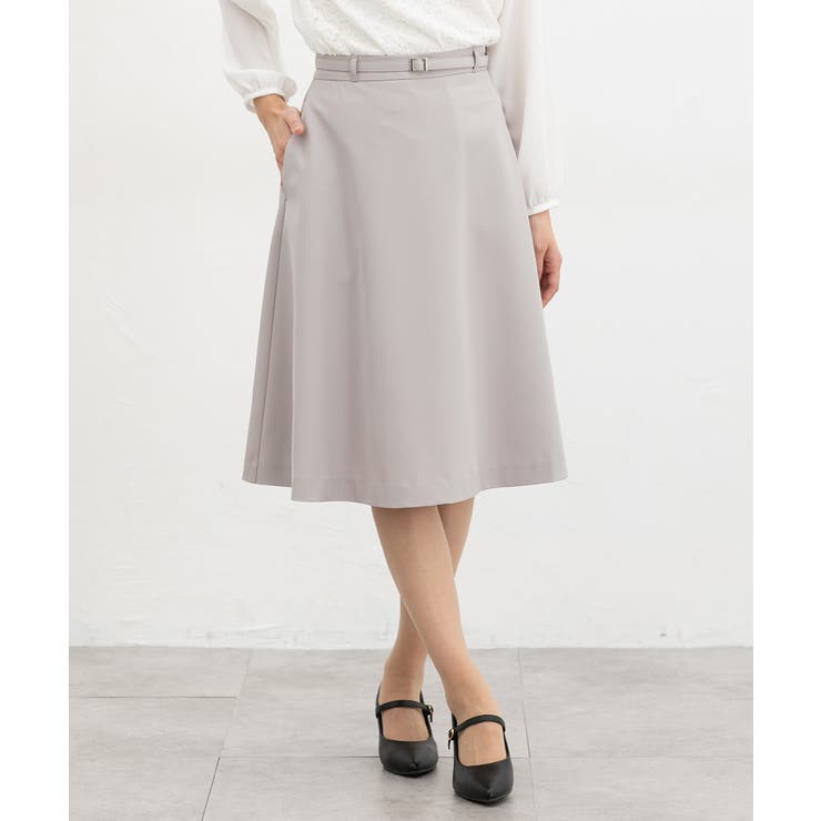 ライトグレージュ | ボトムス スカート フレアスカート | Honeys