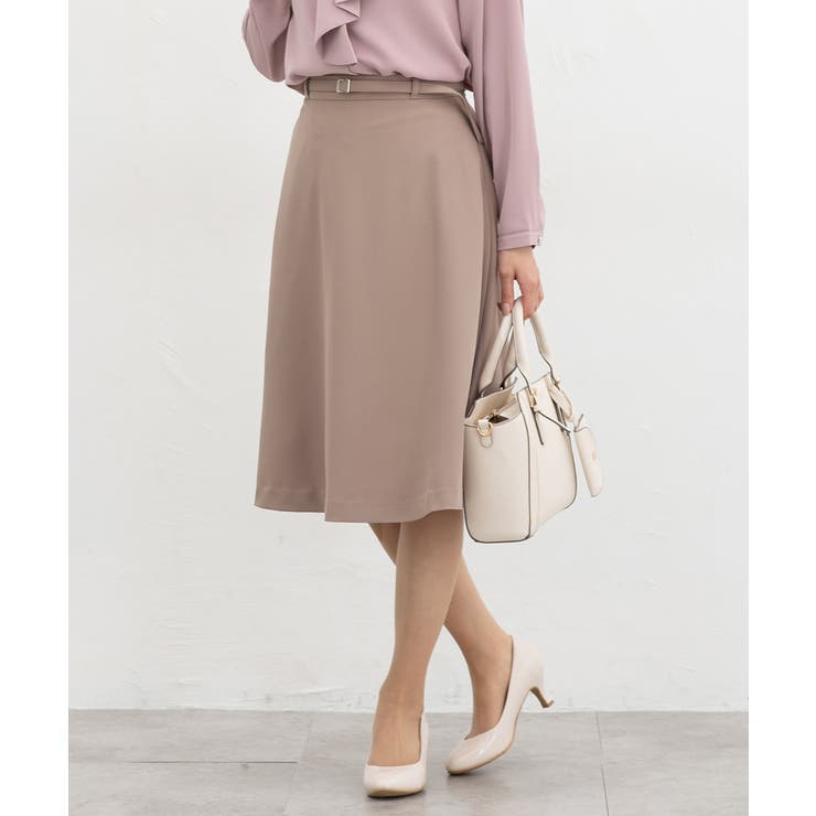 ダークベージュ | ボトムス スカート フレアスカート | Honeys