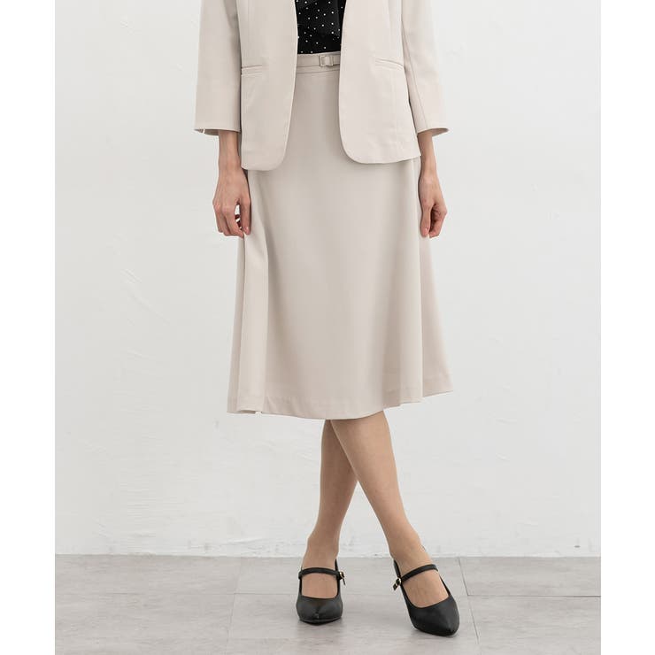 ライトグレージュ | ボトムス スカート フレアスカート | Honeys