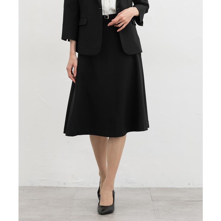 ブラック | ボトムス スカート フレアスカート | Honeys