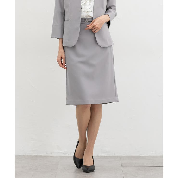 杢グレー | ボトムス スカート タイトスカート | Honeys