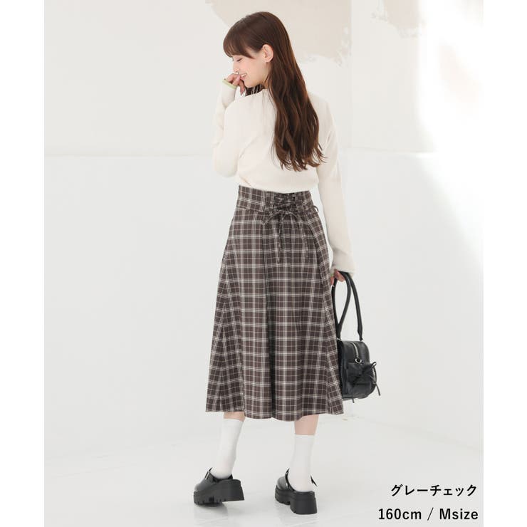 ボトムス スカート ひざ丈 | Honeys | 詳細画像6 