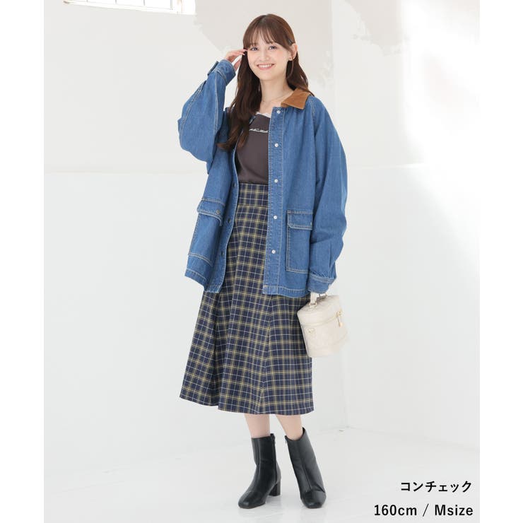 ボトムス スカート ひざ丈 | Honeys | 詳細画像8 