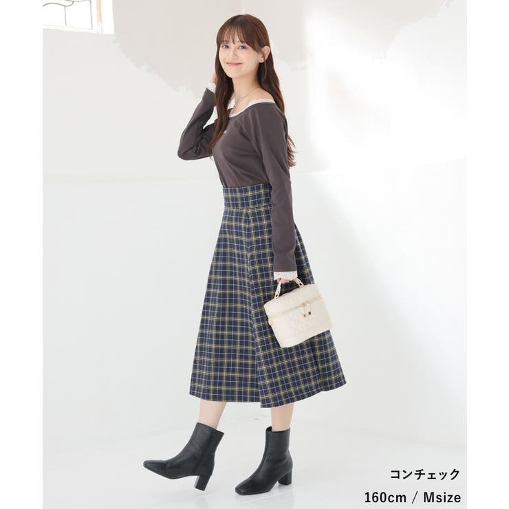 ボトムス スカート ひざ丈 | Honeys | 詳細画像9 