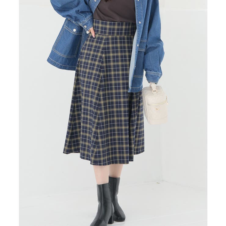 コンチェック | ボトムス スカート ひざ丈 | Honeys