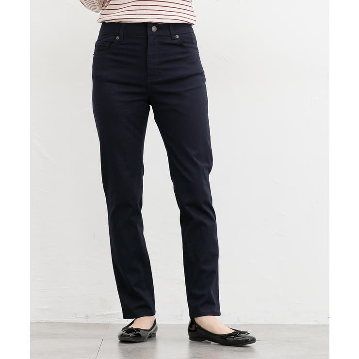 ネイビー | ボトムス パンツ カラースキニーパンツ | Honeys