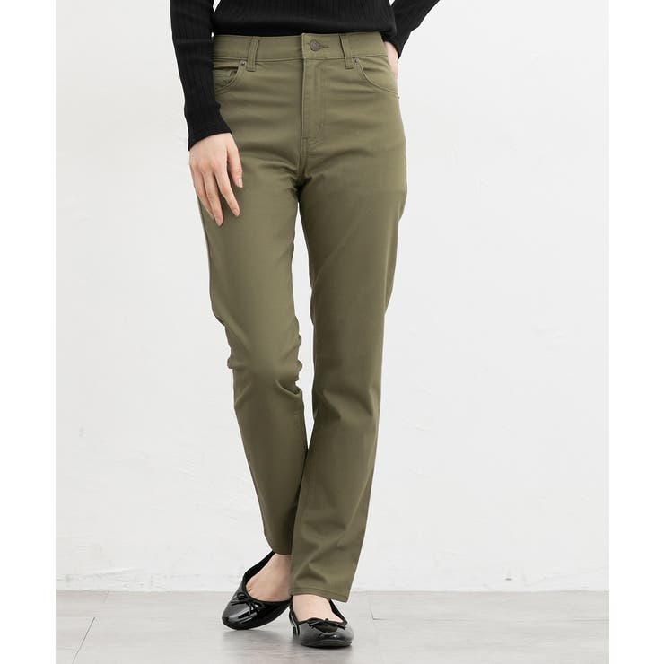 カーキ | ボトムス パンツ カラースキニーパンツ | Honeys