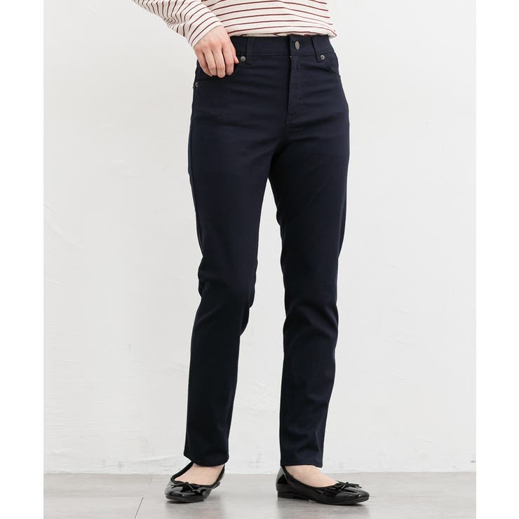 ネイビー | ボトムス パンツ カラースキニーパンツ | Honeys