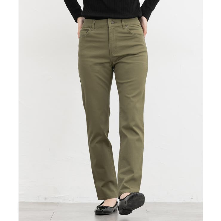 カーキ | ボトムス パンツ カラースキニーパンツ | Honeys