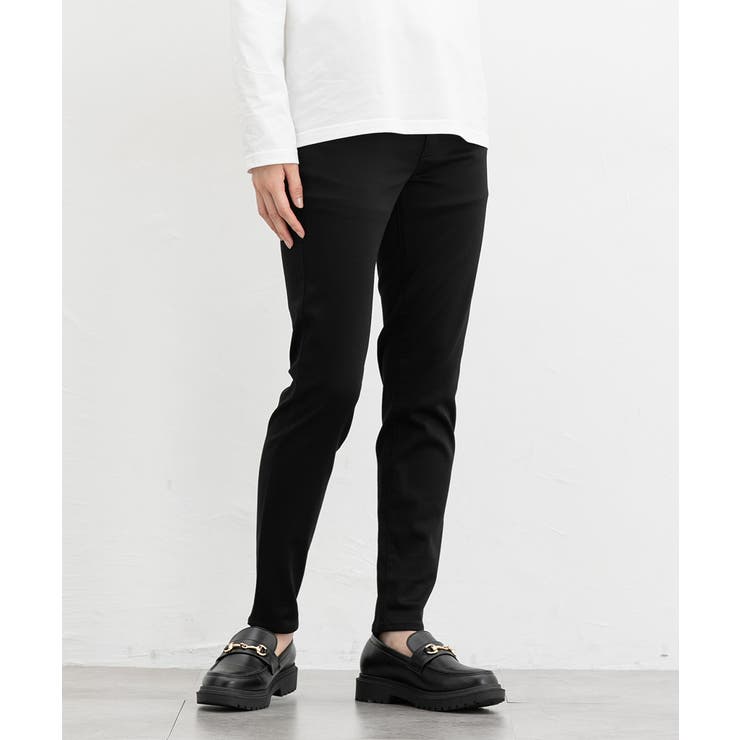 ブラック | ボトムス パンツ スリムカラースキニーパンツ | Honeys