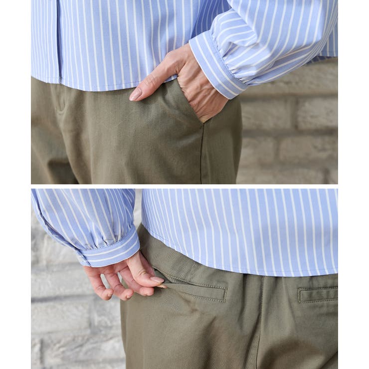 ボトムス パンツ チノテーパードパンツ | Honeys | 詳細画像13 