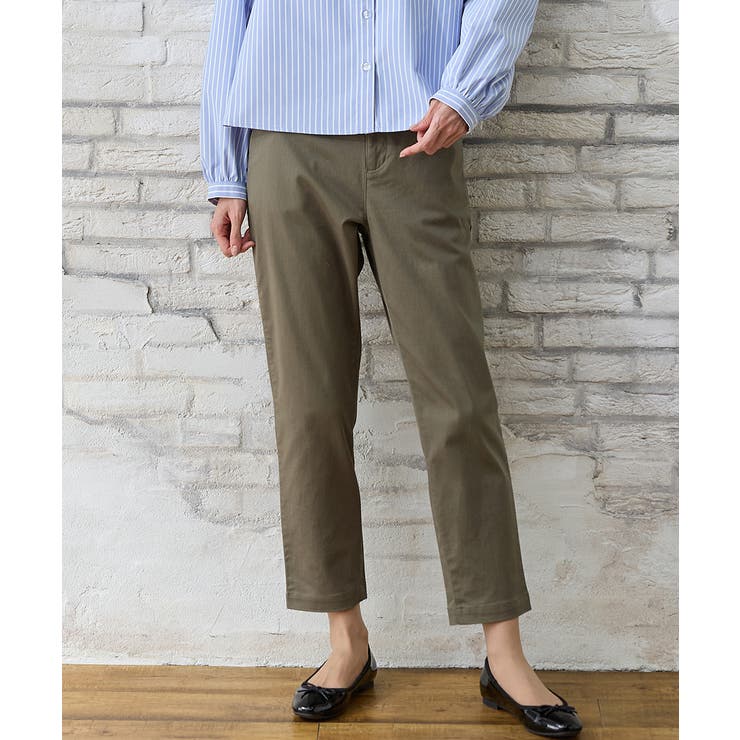 カーキ | ボトムス パンツ チノテーパードパンツ | Honeys