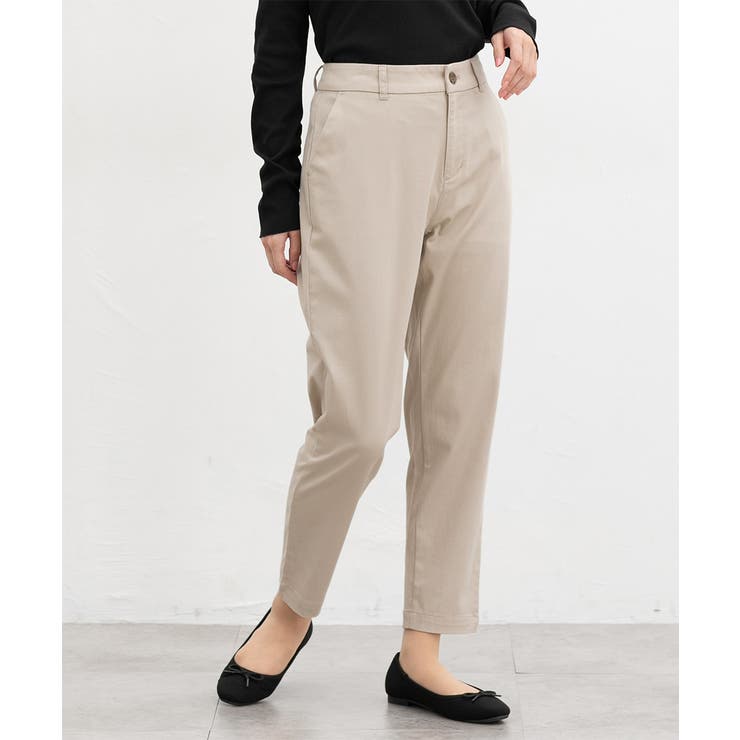 ライトベージュ | ボトムス パンツ チノテーパードパンツ | Honeys