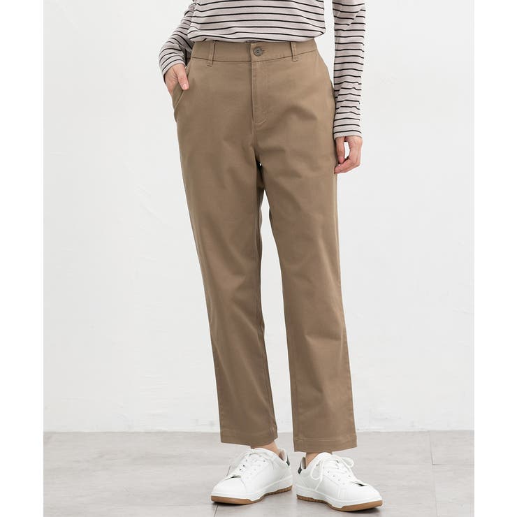 モカ | ボトムス パンツ チノテーパードパンツ | Honeys