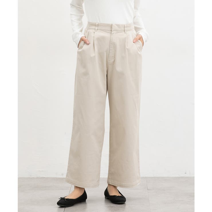 ライトベージュ | ボトムス パンツ チノパン | Honeys