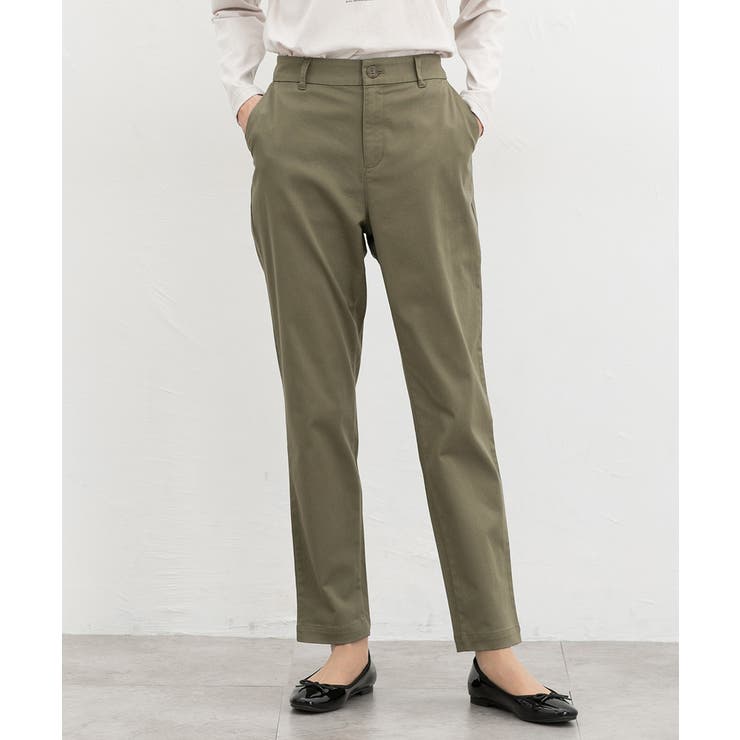 カーキ | ボトムス パンツ テーパードパンツ | Honeys