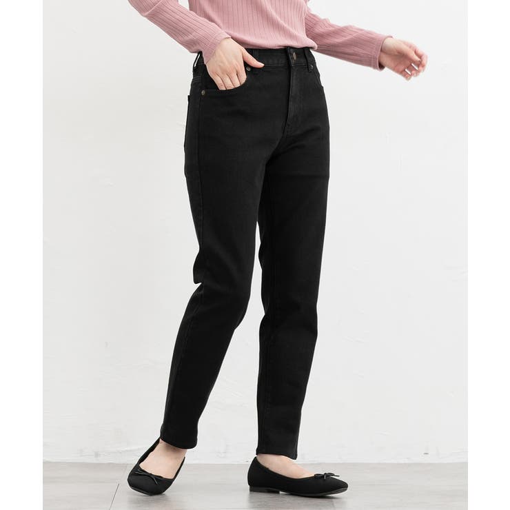 ブラック | ボトムス パンツ デニムスキニーパンツ | Honeys
