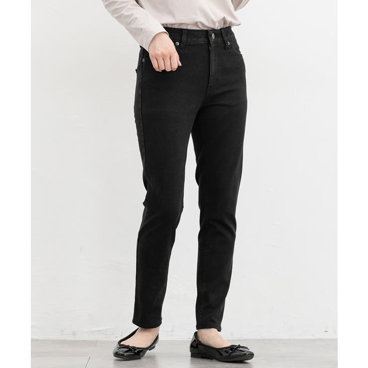 ブラック | ボトムス パンツ デニムスキニーパンツ | Honeys