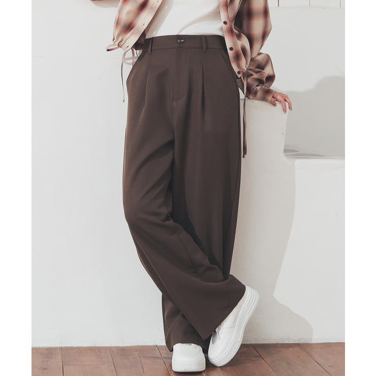 ブラウン | ボトムス パンツ ストレートパンツ | Honeys