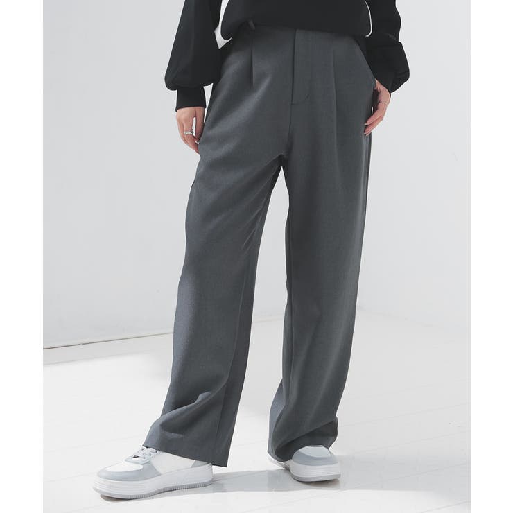 杢チャコール | ボトムス パンツ ストレートパンツ | Honeys