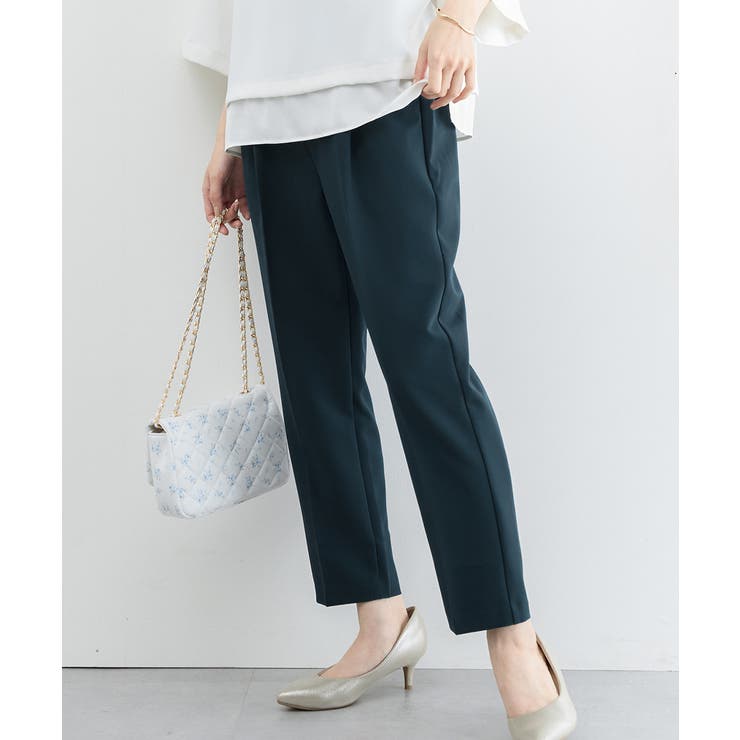 グリーン | ボトムス パンツ 美ージーテーパードパンツ | Honeys