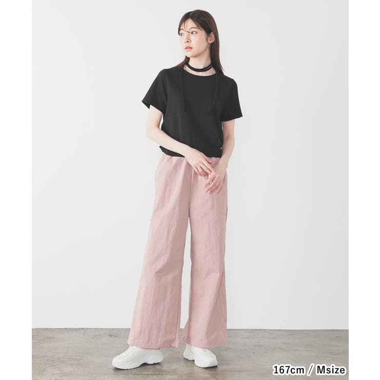 ボトムス Hana SOMETHING HANA TUCK CURVE PANTS（デニムパンツ）｜SOMETHING
