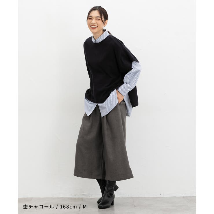 ボトムス パンツ ガウチョ | Honeys | 詳細画像4 