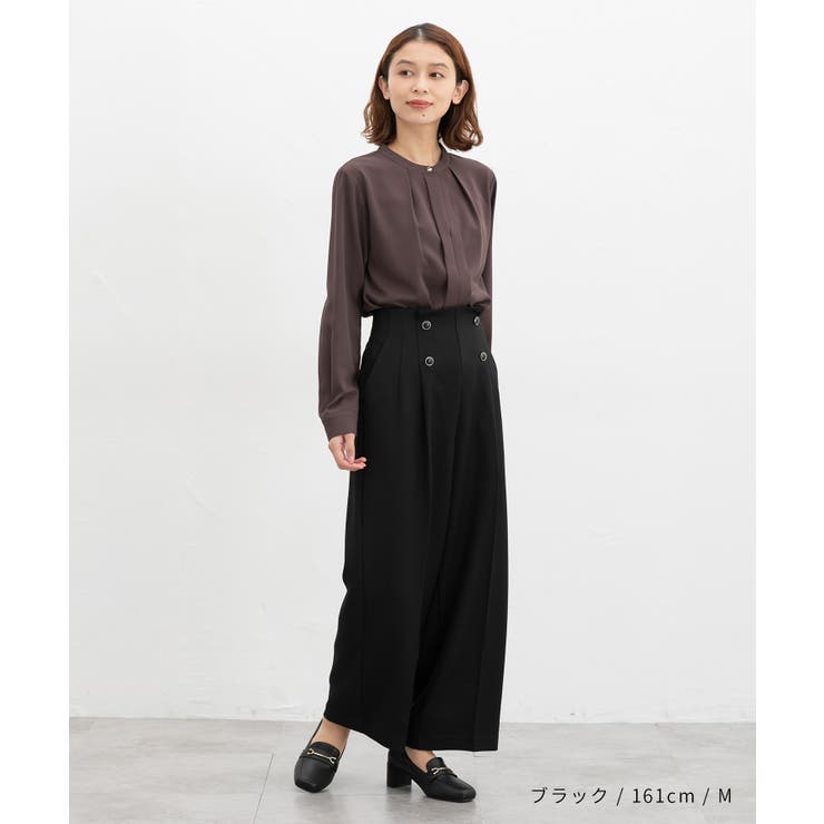 ボトムス パンツ ワイドストレートパンツ | Honeys | 詳細画像5 