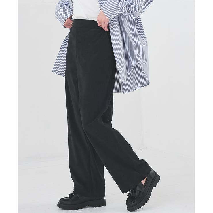 ブラック | ボトムス パンツ ストレートパンツ | Honeys