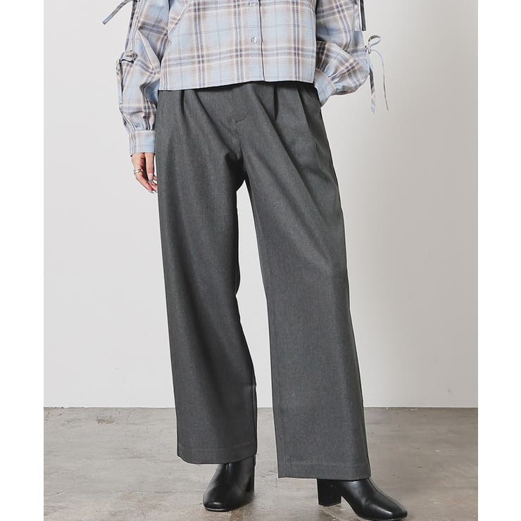 杢チャコール | ボトムス パンツ ロングパンツ | Honeys